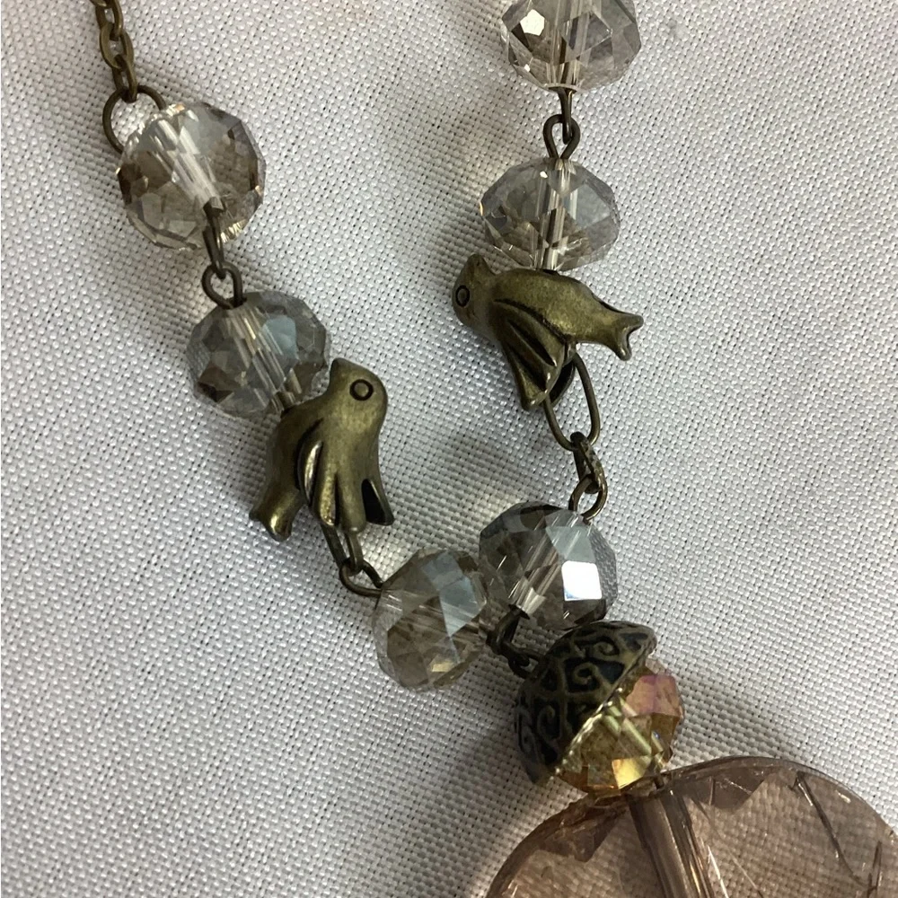 Elegant Brown Pendant Necklace